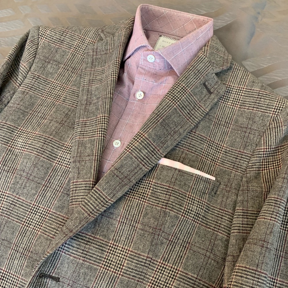 Glen plaid Banana Republic blazer